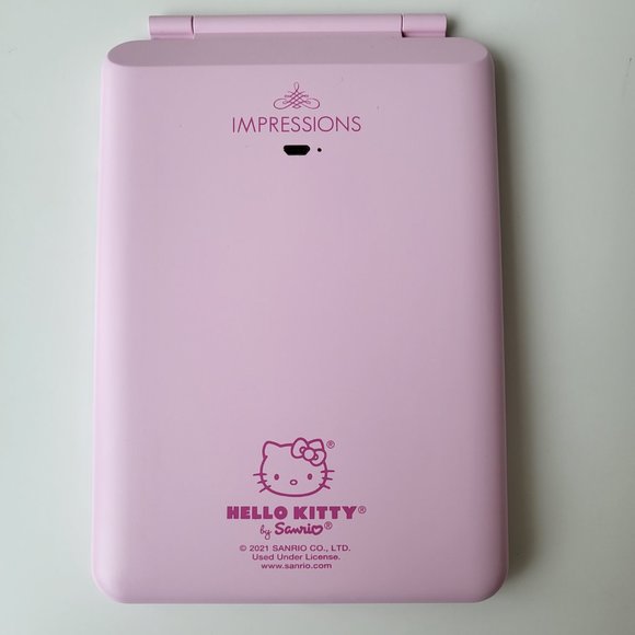NEW! IMPRESSIONS Hello Kitty Touch Pad Mini Tri-Tone Makeup Mirror Flip - Picture 6 of 8